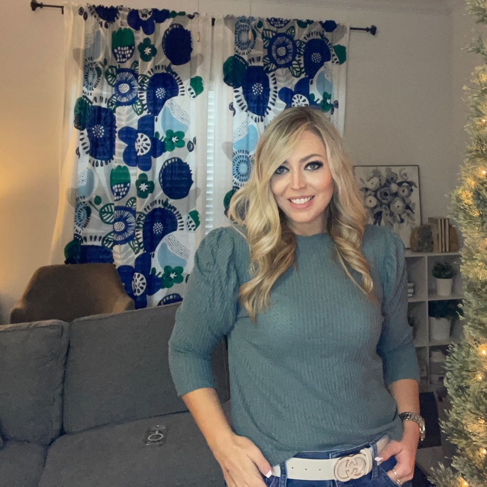 Waffle Knit Sweater